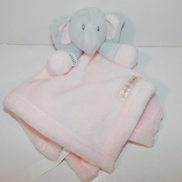 Blankets & Beyond Toys Blanket Beyond Gray Pink Elephant Plush
